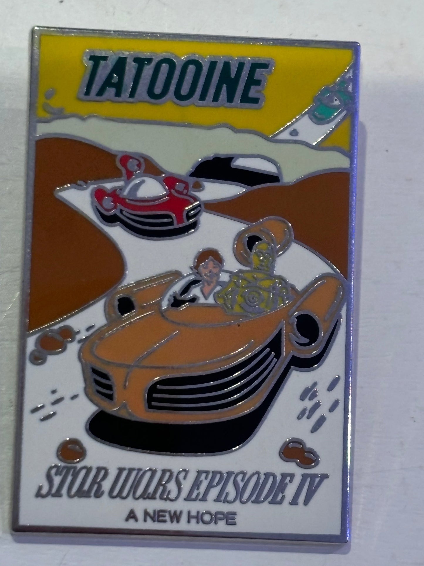 2016 Star Wars Ride Poster Tatooine Pin