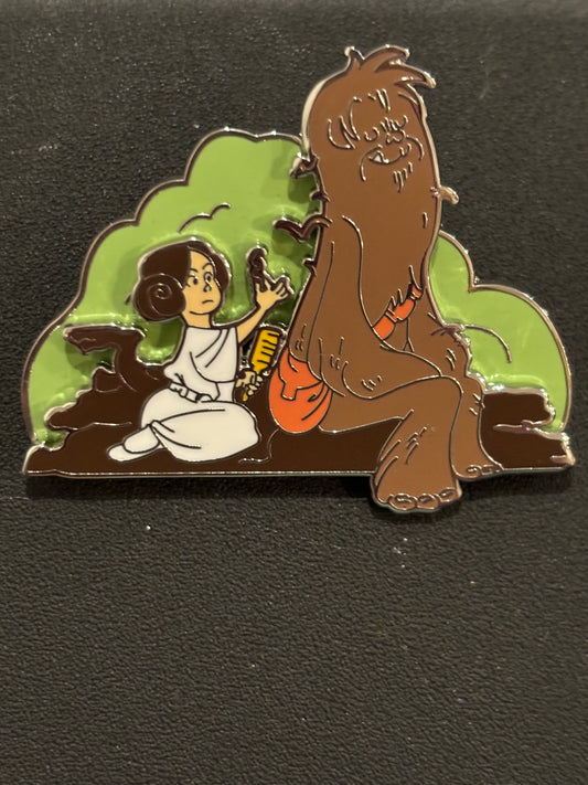 2023 Princess Leia and Chewbacca Pin