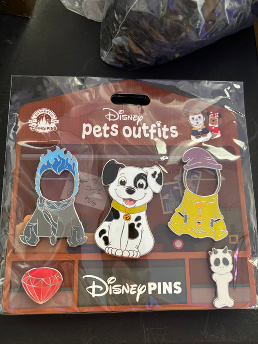 Disney Pet Outfits Pin Set - Dalmatians