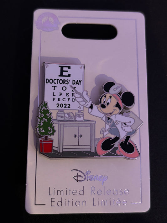 2022 Doctor's Day Minnie Mouse Limited Release Pin