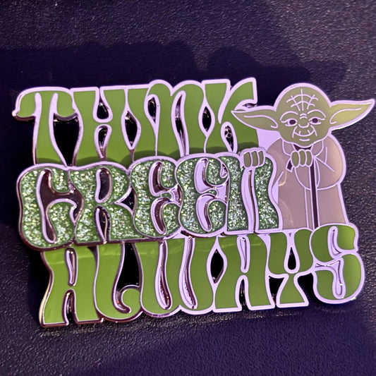 Star Wars "Think Green Always" Yoda Limited Release Pin